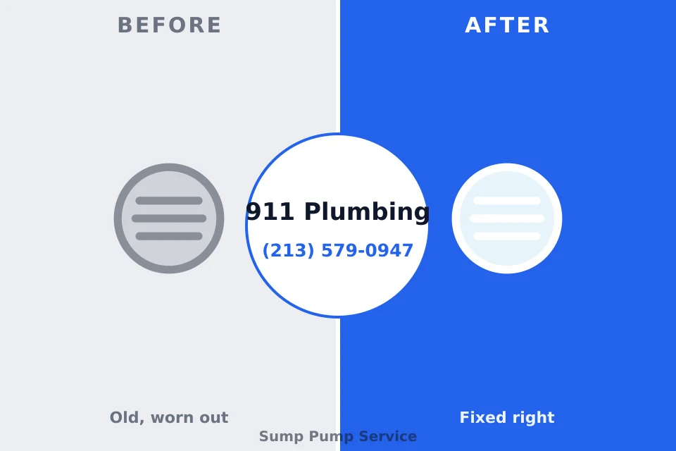 Before and after: plumbing repair Westwego, LA